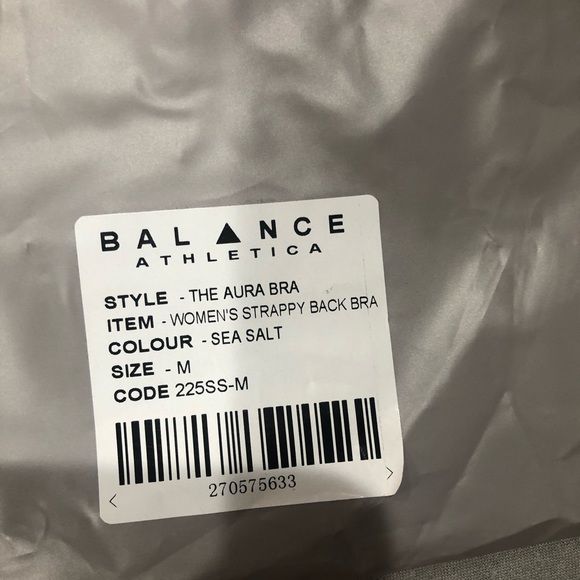 SOLD Balance Athletica Aura Bra Sz Med - Picture 3 of 3